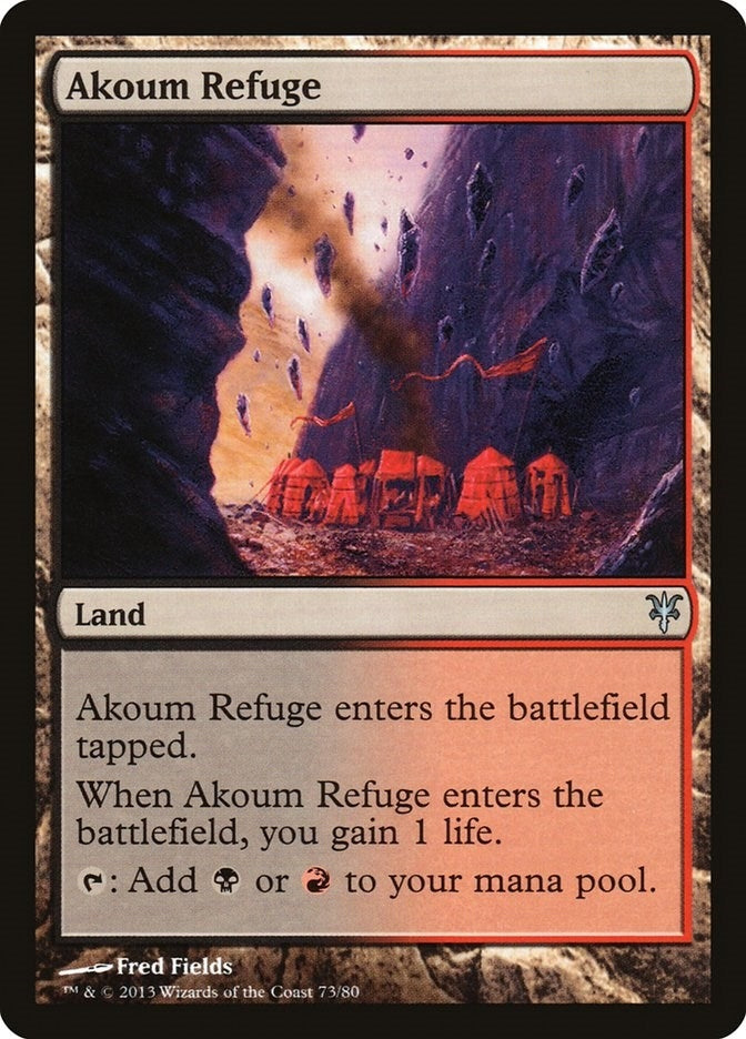 Image for Akoum Refuge (73) (DDK) - Magic: The Gathering