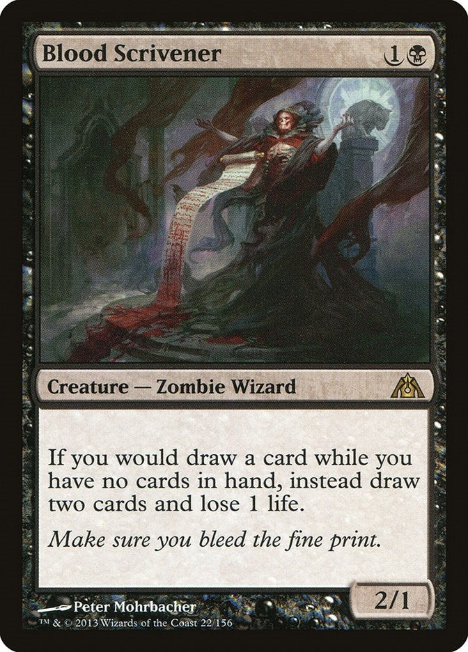 Image for Blood Scrivener (22) (DGM) - Magic: The Gathering