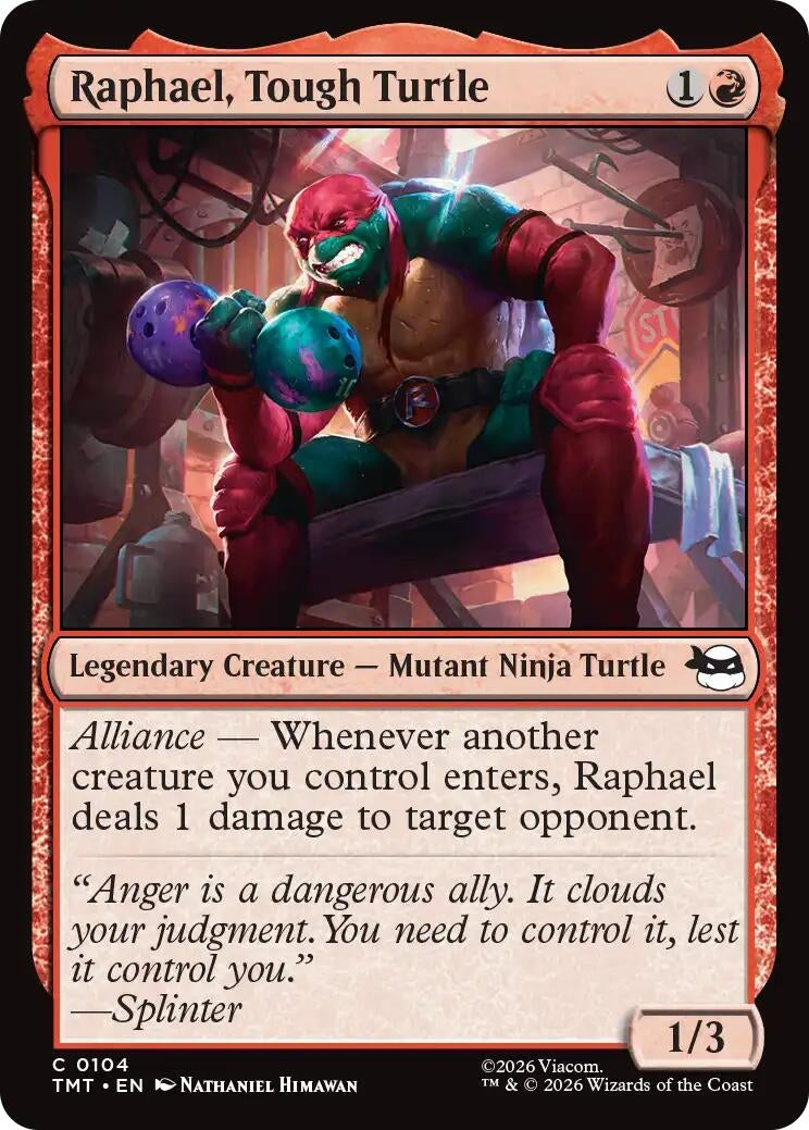 Raphael, Tough Turtle (104) (TMT)