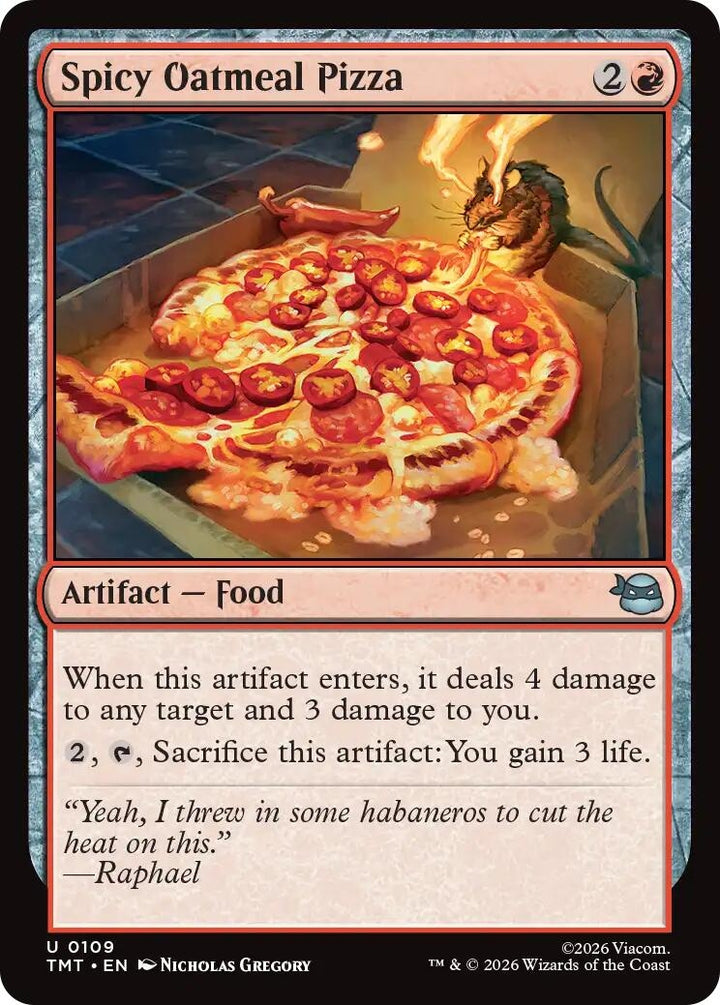 Spicy Oatmeal Pizza (109) (TMT)