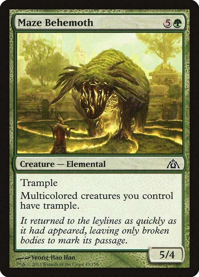 Image for Maze Behemoth (43) (DGM) - Magic: The Gathering