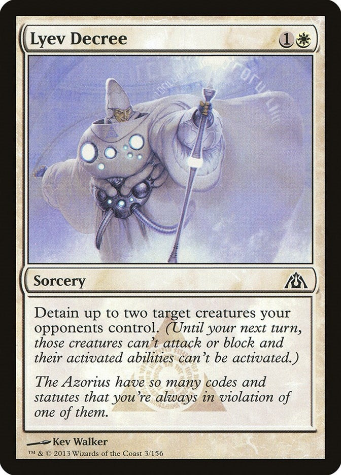Image for Lyev Decree (3) - Magic: The Gathering