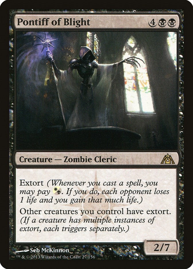 Image for Pontiff of Blight (27) - Magic: The Gathering