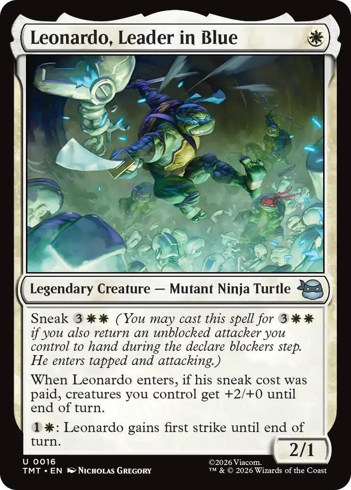 Leonardo, Leader in Blue (16) (TMT)