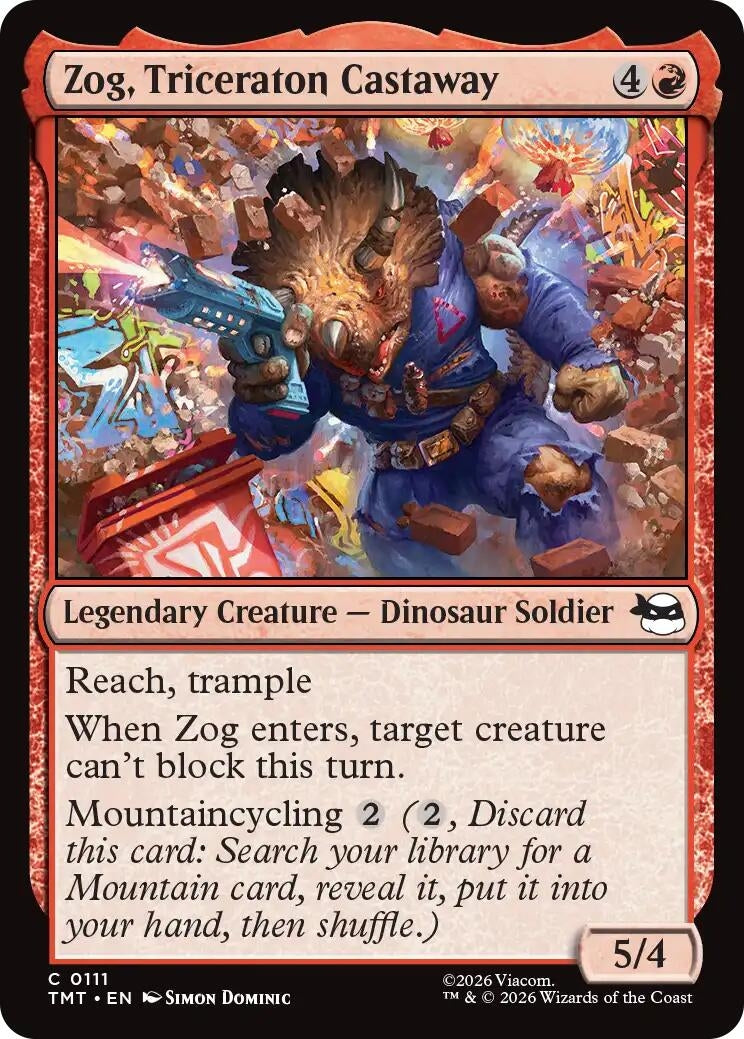 Zog, Triceraton Castaway (111) (TMT)
