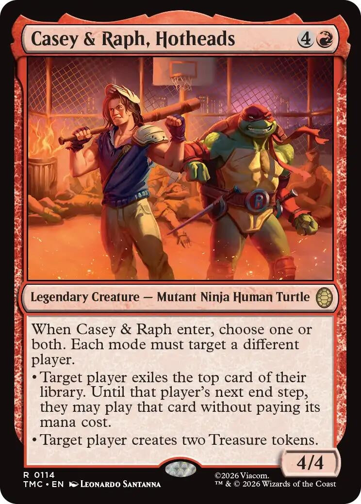 Casey & Raph, Hotheads (114) (TMC)