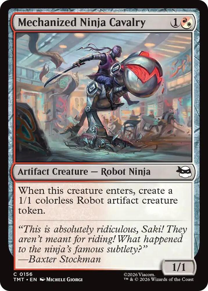 Mechanized Ninja Cavalry (156) (TMT)