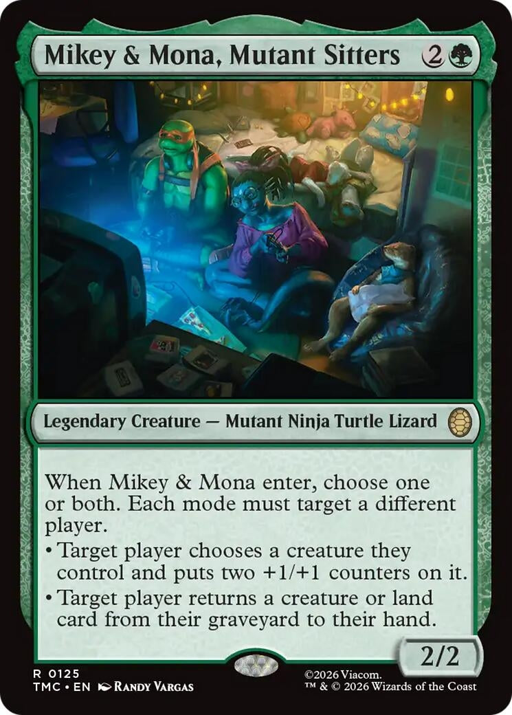 Mikey & Mona, Mutant Sitters (125) (TMC)