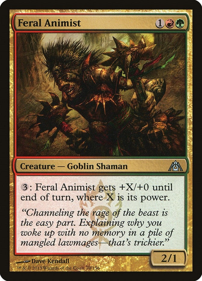 Image for Feral Animist (70) - Magic: The Gathering