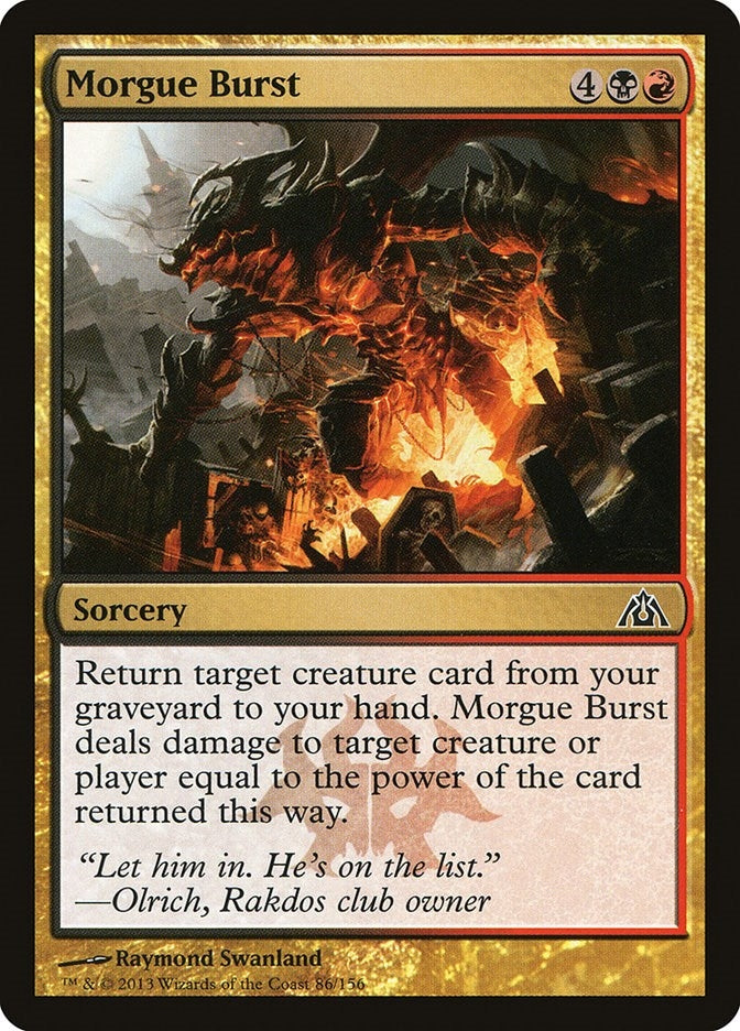 Image for Morgue Burst (86) (DGM) - Magic: The Gathering