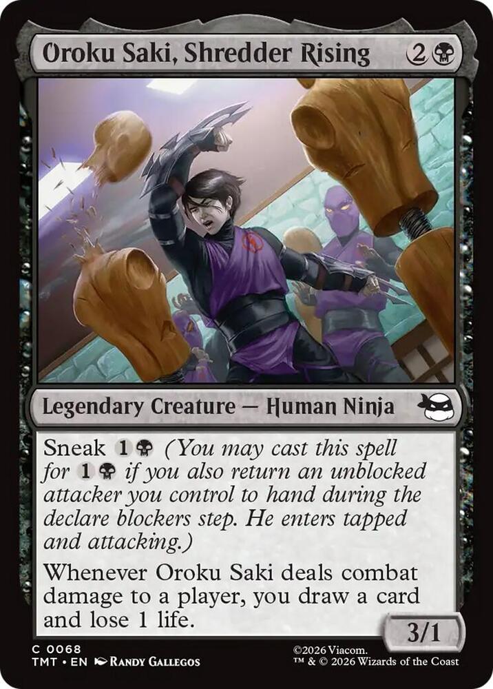 Oroku Saki, Shredder Rising (68) (TMT)