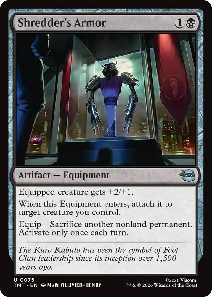 Shredder's Armor (75) (TMT)