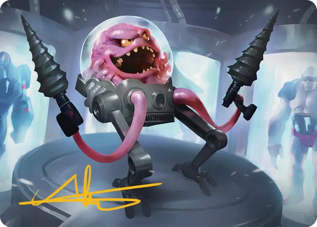 Image for Krang, Master Mind Art Card (4/54) (Gold-Stamped Signature) (4) (ASTMT) - Magic: The Gathering