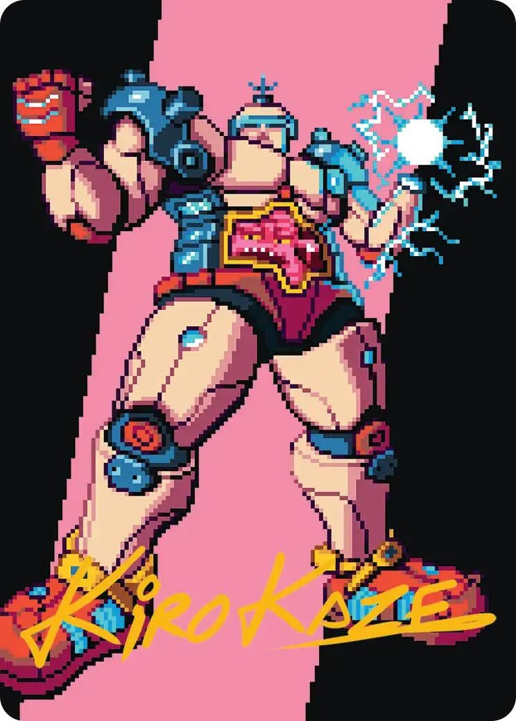 Image for Krang, the All-Powerful Art Card (Gold-Stamped Signature) (34) (ASTMT) - Magic: The Gathering