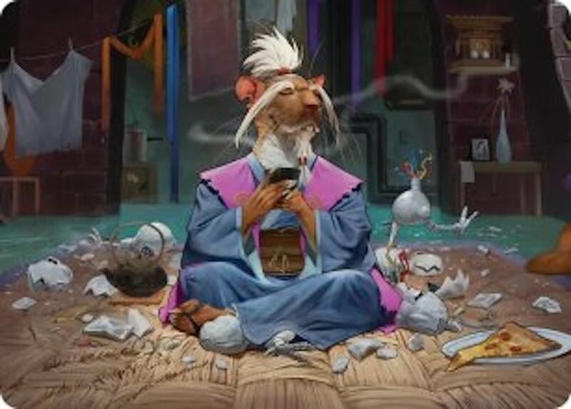Image for Splinter, Hamato Yoshi Art Card (8) (ASTMT) - Magic: The Gathering