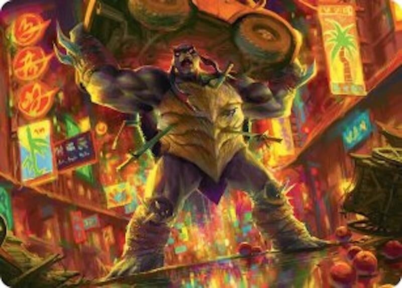 Image for Slash, Reptile Rampager Art Card (10) (ASTMT) - Magic: The Gathering