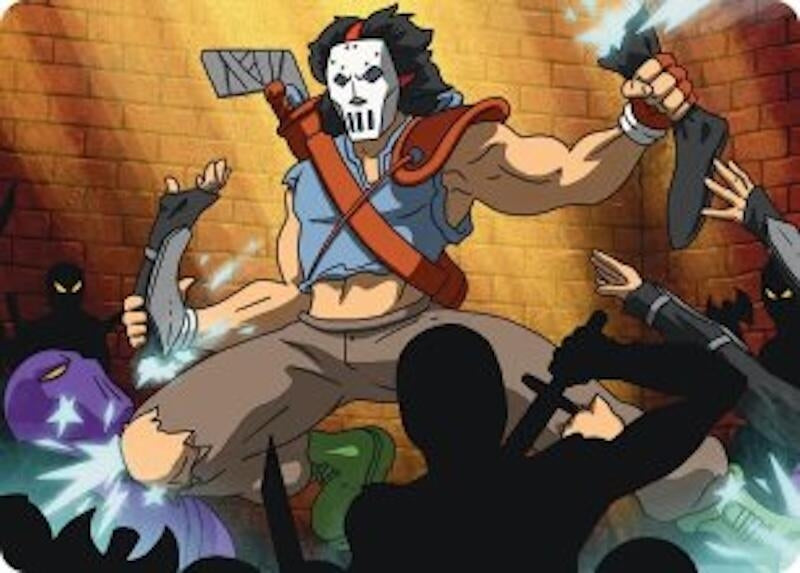 Image for Casey Jones, Vigilante Art Card (28) (ASTMT) - Magic: The Gathering