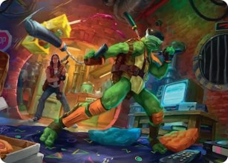 Image for Michelangelo, Game Master Art Card (13) (ASTMT) - Magic: The Gathering