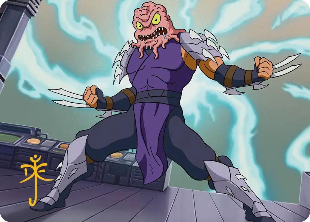 Image for Krang & Shredder Art Card (Gold-Stamped Signature) (31) (ASTMT) - Magic: The Gathering