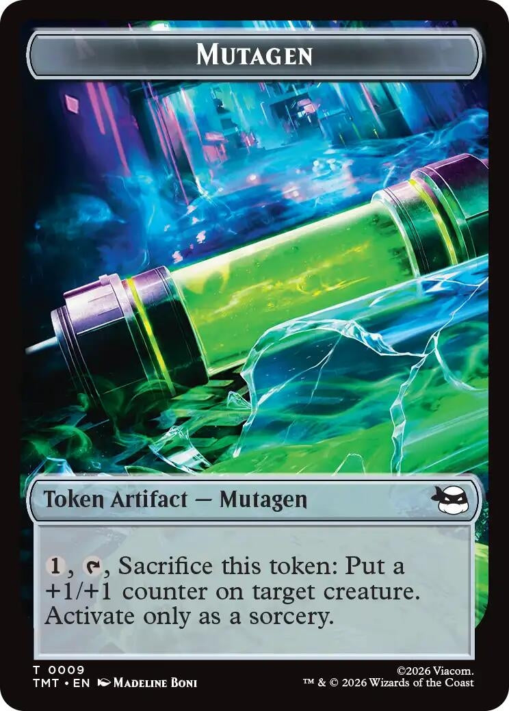 Mutagen // Food Double-Sided Token (9 // 8) (TMT)