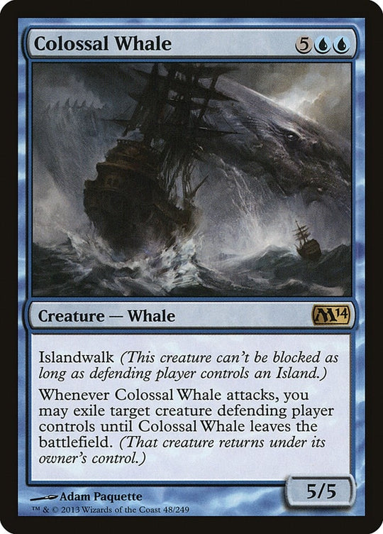 Image for Colossal Whale (48) (M14) - Magic: The Gathering