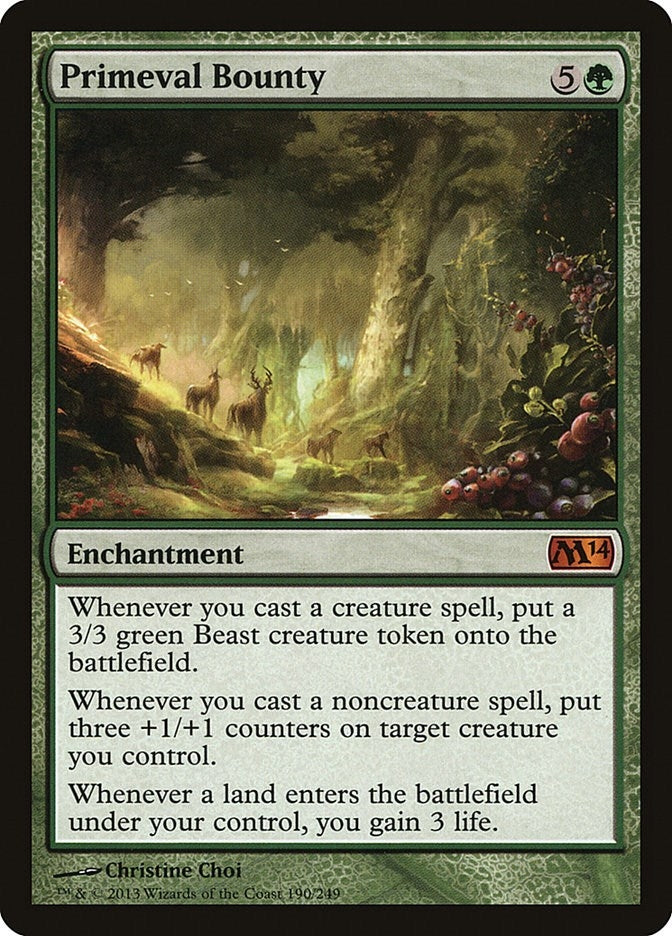 Image for Primeval Bounty (190) - Magic: The Gathering