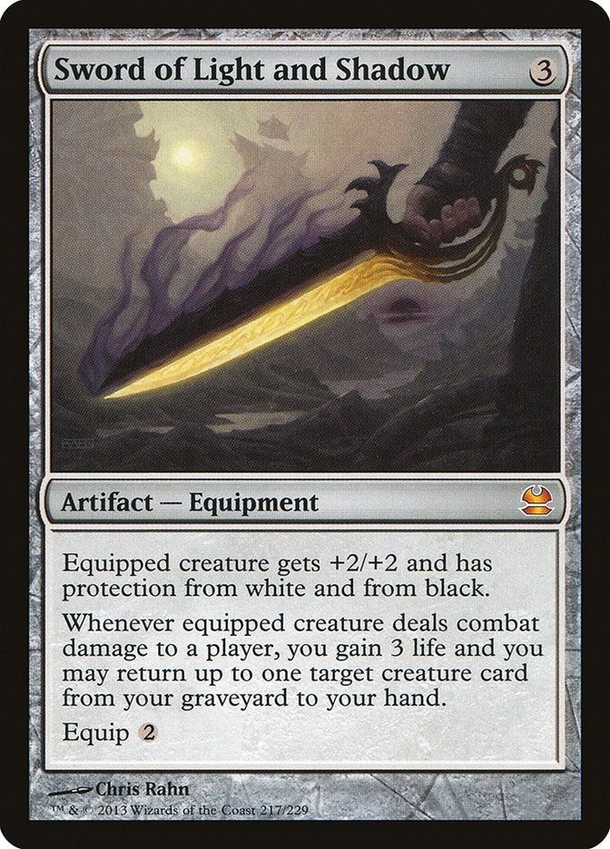 Image for Sword of Light and Shadow (217) (MMA) - Magic: The Gathering