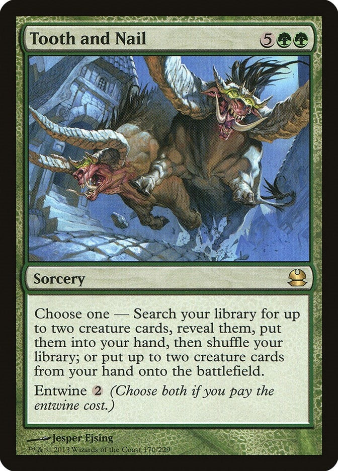 Image for Tooth and Nail (170) (MMA) - Magic: The Gathering