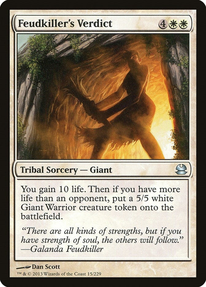 Image for Feudkiller's Verdict (15) (MMA) - Magic: The Gathering