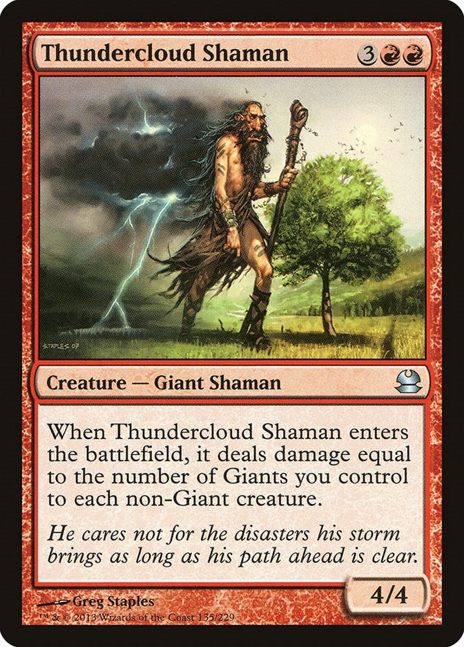 Image for Thundercloud Shaman (135) - Magic: The Gathering