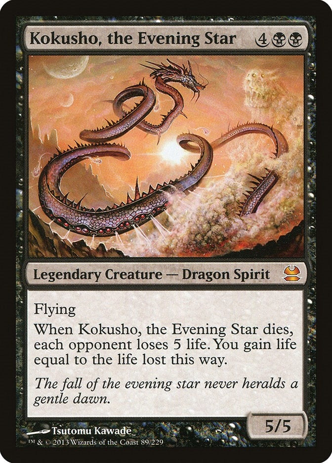 Image for Kokusho, the Evening Star (89) - Magic: The Gathering