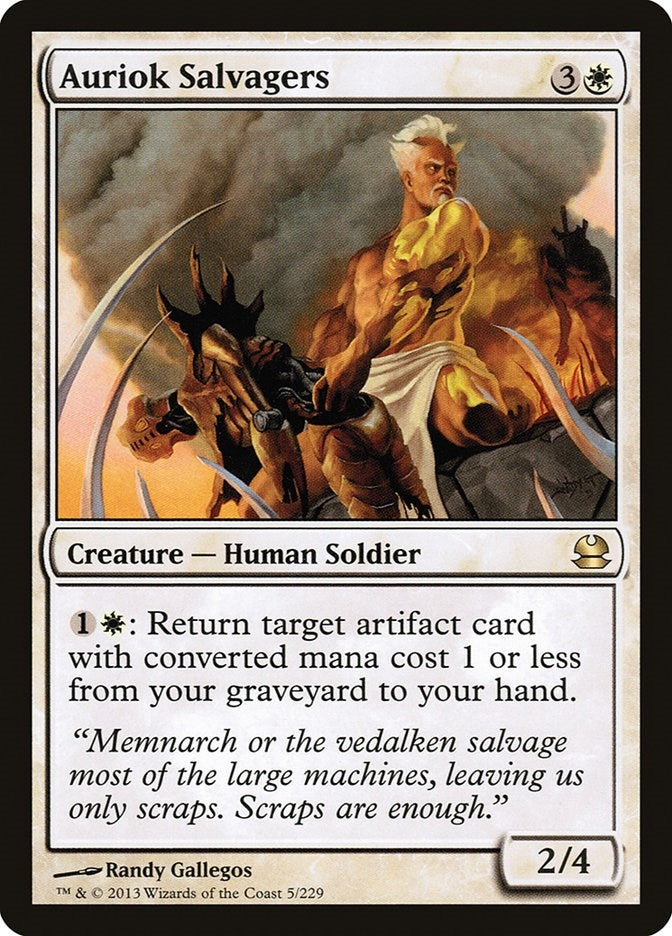 Image for Auriok Salvagers (5) (MMA) - Magic: The Gathering