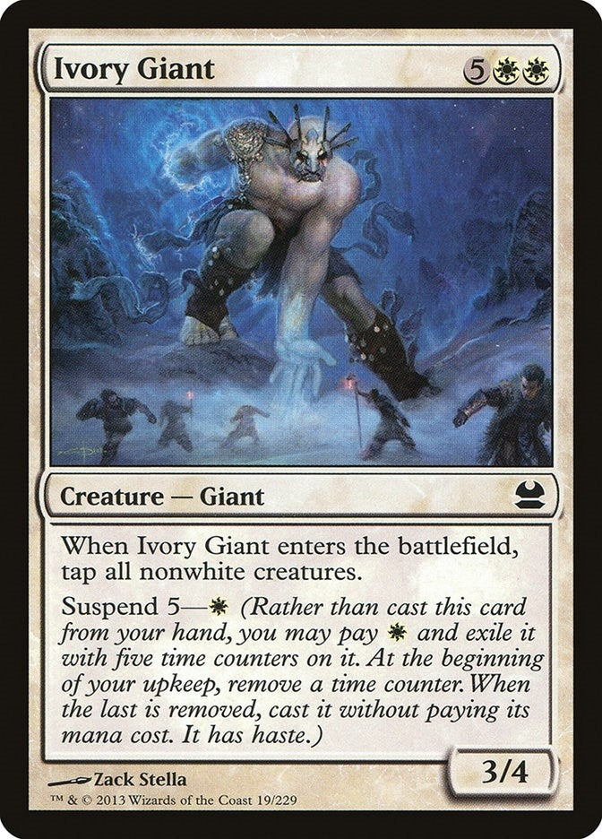 Image for Ivory Giant (19) (MMA) - Magic: The Gathering