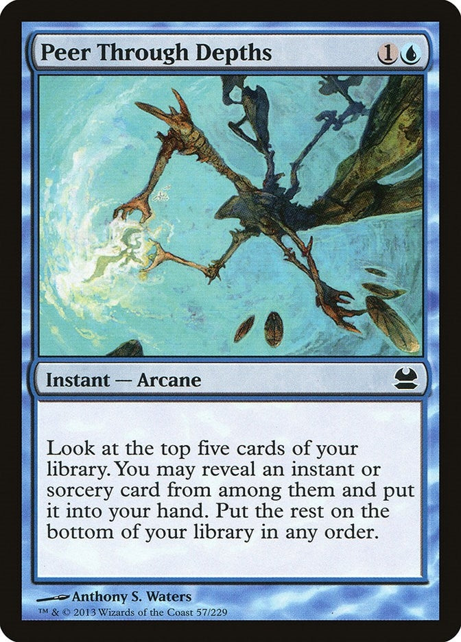 Image for Peer Through Depths (57) (MMA) - Magic: The Gathering