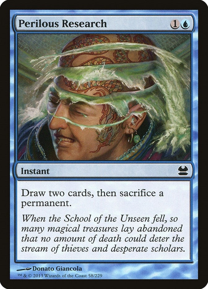 Image for Perilous Research (58) (MMA) - Magic: The Gathering