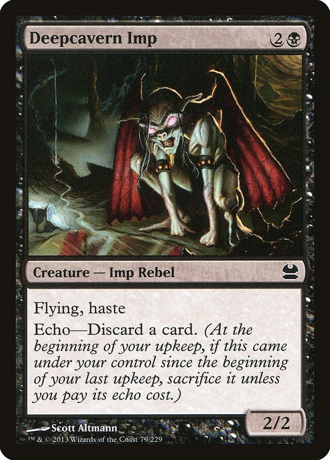 Image for Deepcavern Imp (79) (MMA) - Magic: The Gathering