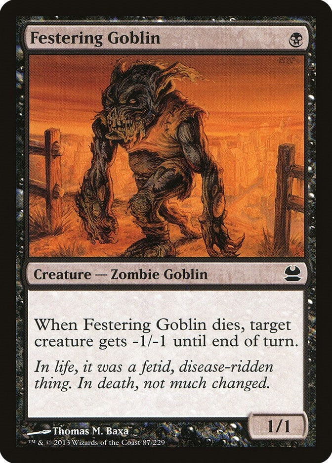 Image for Festering Goblin (87) - Magic: The Gathering