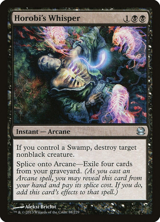 Image for Horobi's Whisper (88) (MMA) - Magic: The Gathering