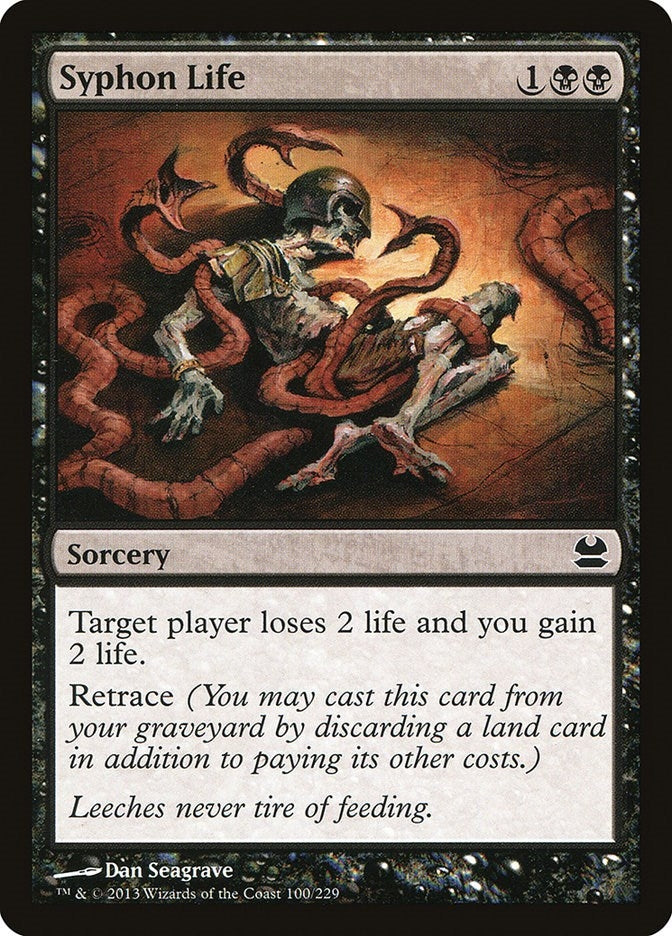 Image for Syphon Life (100) (MMA) - Magic: The Gathering