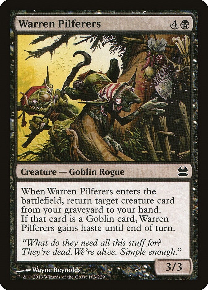 Image for Warren Pilferers (103) (MMA) - Magic: The Gathering