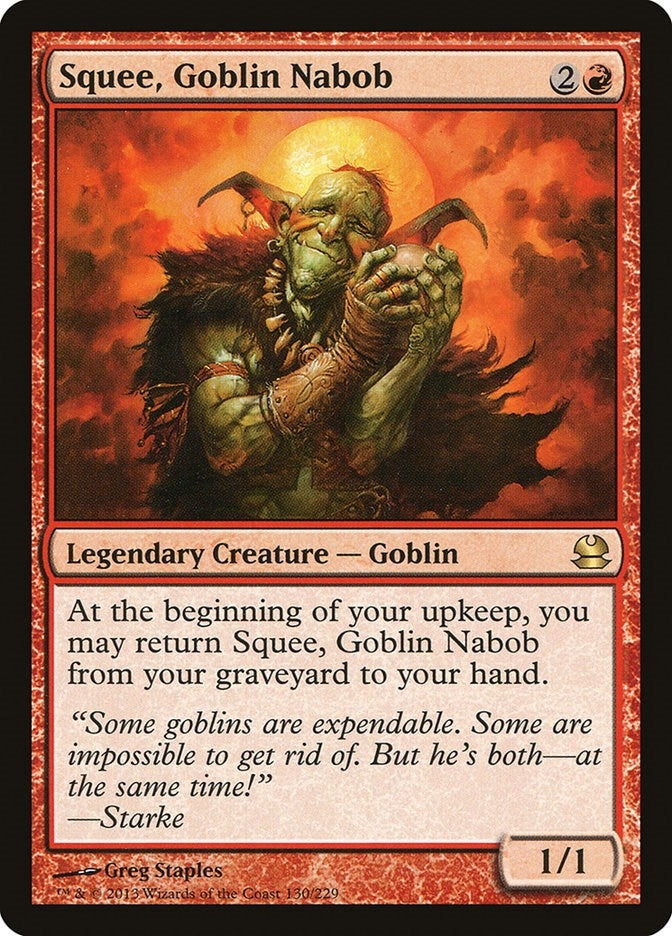 Image for Squee, Goblin Nabob (130) (MMA) - Magic: The Gathering