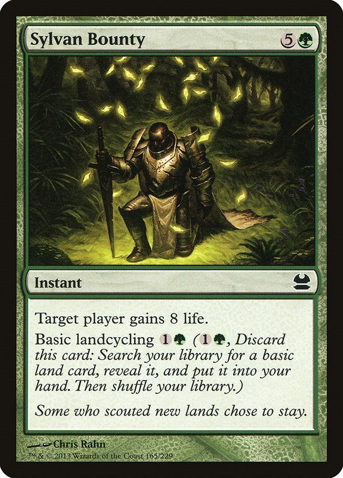 Image for Sylvan Bounty (165) (MMA) - Magic: The Gathering