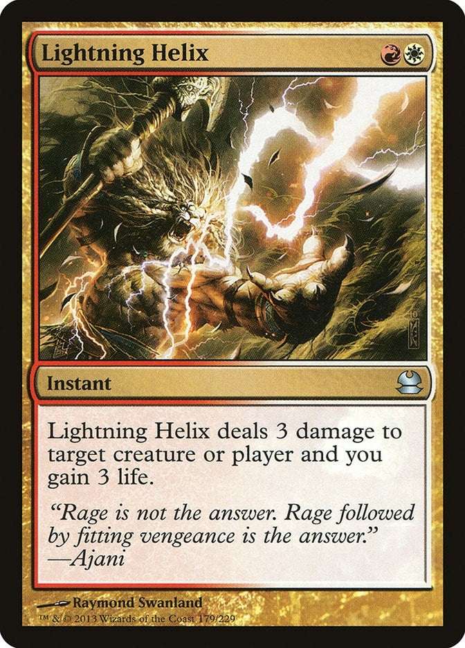 Image for Lightning Helix (179) (MMA) - Magic: The Gathering