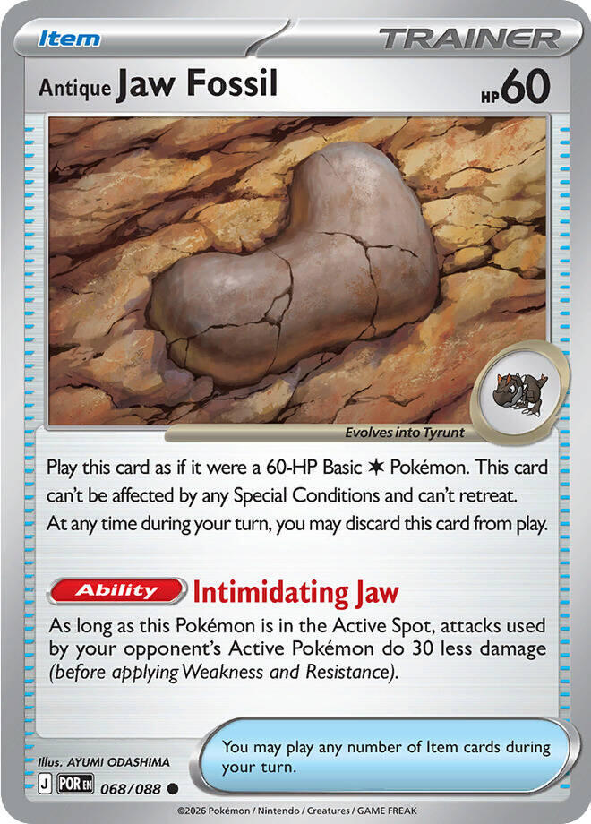 Antique Jaw Fossil (068/088) (POR)