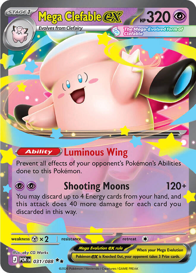 Mega Clefable ex (031/088) (POR)