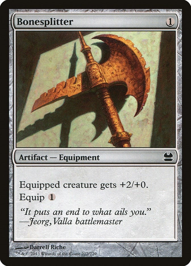 Image for Bonesplitter (202) (MMA) - Magic: The Gathering