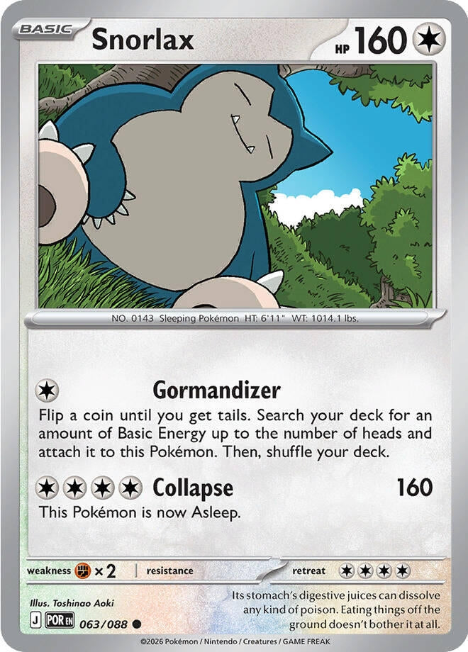 Snorlax (063/088) (POR)