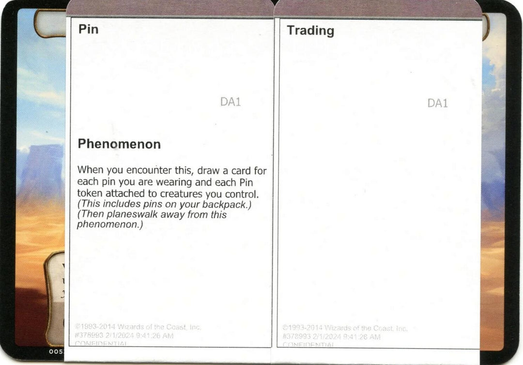 Image for Pin Trading (Black Lotus Unknown Planechase) (OVER) - Magic: The Gathering