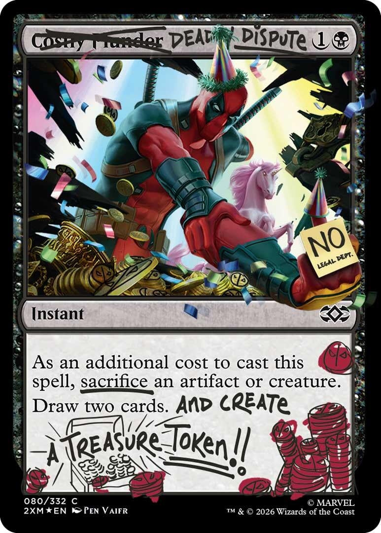 Deadly Dispute (080) (Pool Party Foil) (80) (SLD)