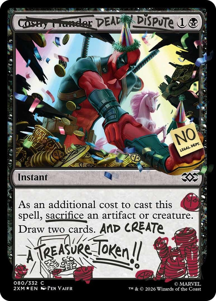 Deadly Dispute (080) (Pool Party Foil) (80) (SLD)